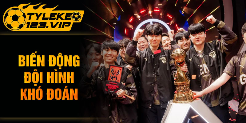 Biến động đội hình khó đoán